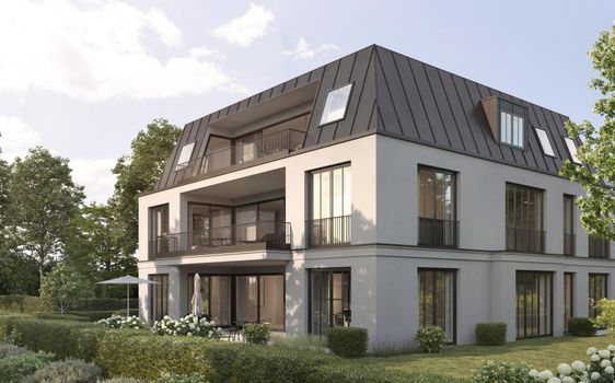 Ensemble am Englischen Garten - Neubau von Eigentumswohnungen und Häusern - München