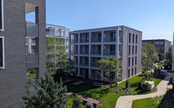 Wohnquartier Grüne Mitte Brühl - Neubau von Eigentumswohnungen und Doppelhaushälften