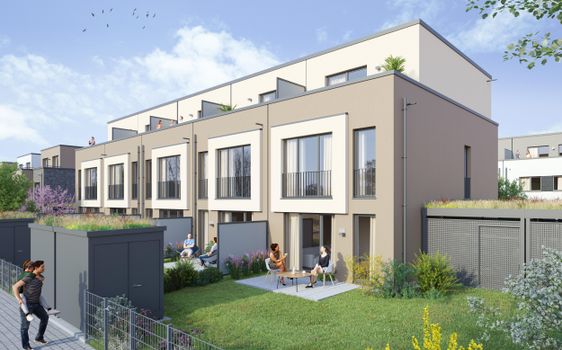 LiebigQuartier - Neubau von 12 Doppelhaushälften und 10 Reihenhäusern