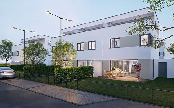 Langweid Village - 4. BA - 9 new build terraced and 6 semi-detached houses