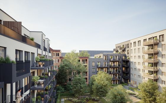 Bloom & Bricks - Neubau von 123 Eigentumswohnungen