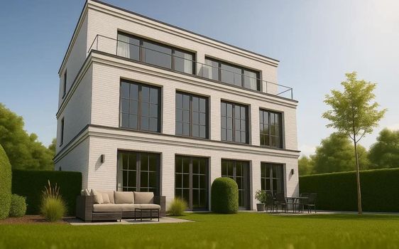 Elbe Townhouses - Neubau von 4 Stadthäusern