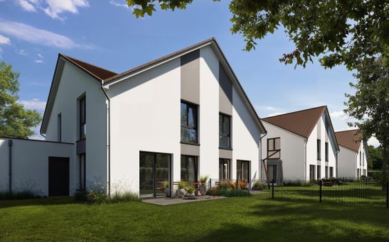 Friedhofstraße 44 - Neubau von 6 Doppelhaushälften