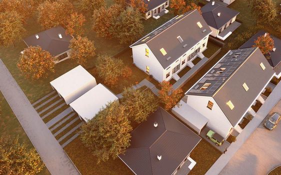 Tübinger Straße 14 - Neubau von 6 Reihenhäusern