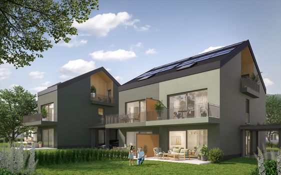 KRÔNBERG - Neubau von 4 Doppelhaushälften und einem Einfamilienhaus KRÔNBERG - Neubau von 4 Doppelhaushälften und einem Einfamilienhaus