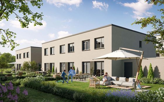 Eigener Feldblick - Neubau von 58 Reihen- und Doppelhäusern