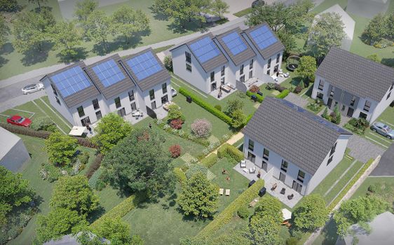 Pastoratsgärten Niederpleis - 10 new build terraced semi-detached houses