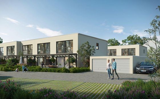 Reihenhausensemble Glasschleiferstraße - Neubau von 14 Reihenhäusern