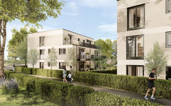 MY CHOICE GARCHING - Neubau von 41 Eigentumswohnungen und 8 Reihenhäusern