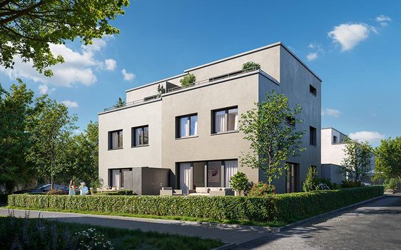 Althofener Straße 6-26 - Neubau von 2 Doppelhaushälften und 9 Reihenhäusern