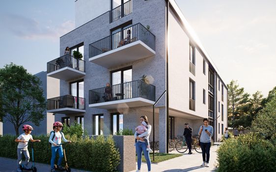 KRON247 – KfW40 QNG - Neubau von 14 Eigentumswohnungen - Kiel