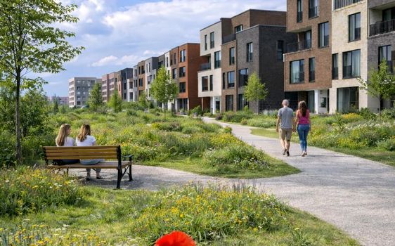 Eigentumswohnungen am Kaskadenpark - Neubau von 14 Eigentumswohnungen - Hamburg