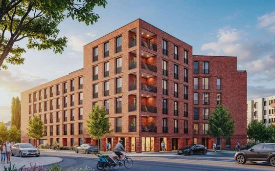 the brick - Neubau von 64 Eigentumswohnungen und 1 Gewerbeeinheit - Freiburg im Breisgau