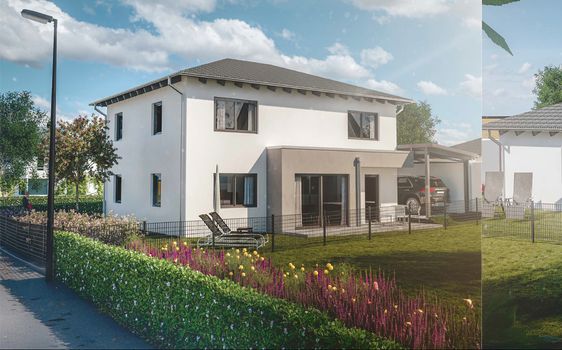 Burglengenfeld, Egerländer Straße - Neubau von einem Einfamilienhaus und Bungalow - Burglengenfeld