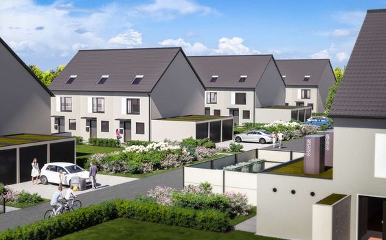 Neuenhagen, Wohnpark „Binger Bogen“ - Neubau von 32 Häusern - Neünhagen bei Berlin