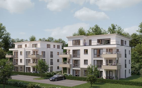 Mainz-Kostheim, Am Sauerstoffwerk 1+3 - Neubau von 15 Eigentumswohnungen - Wiesbaden