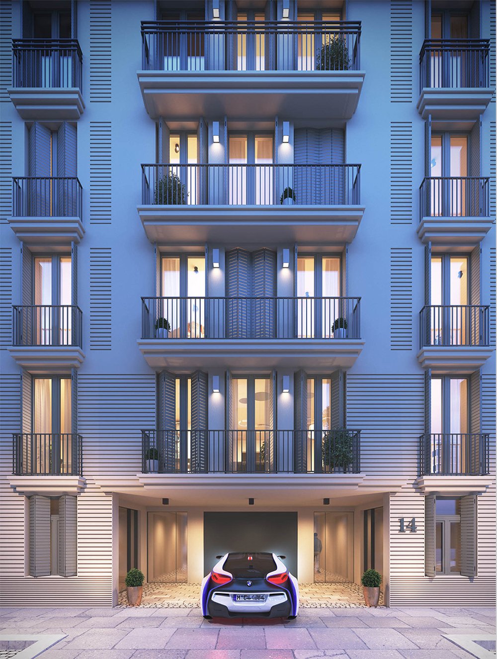 Bilder Neubau Fasaneriestraße 14 München