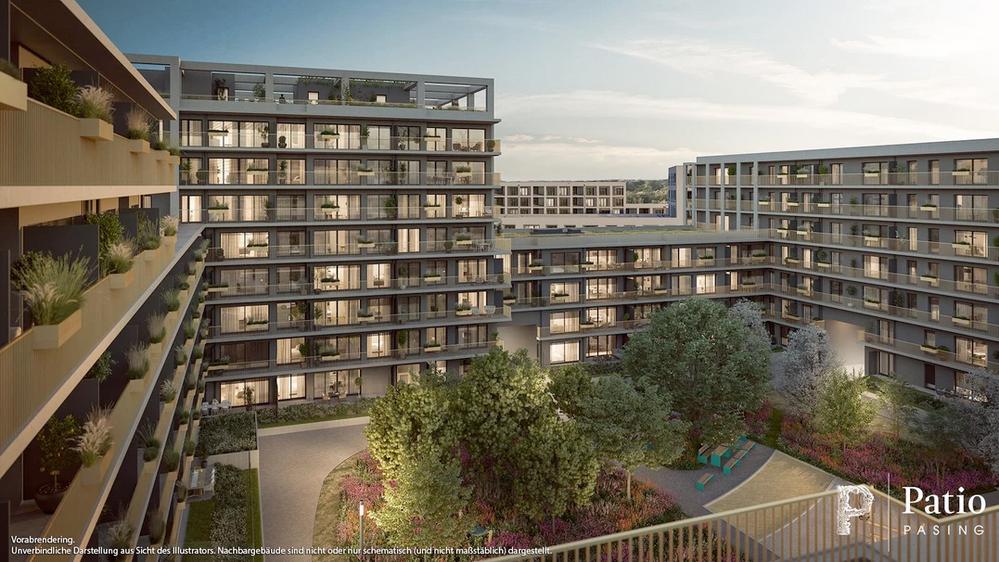Bild Neubauprojekt Patio Pasing, München