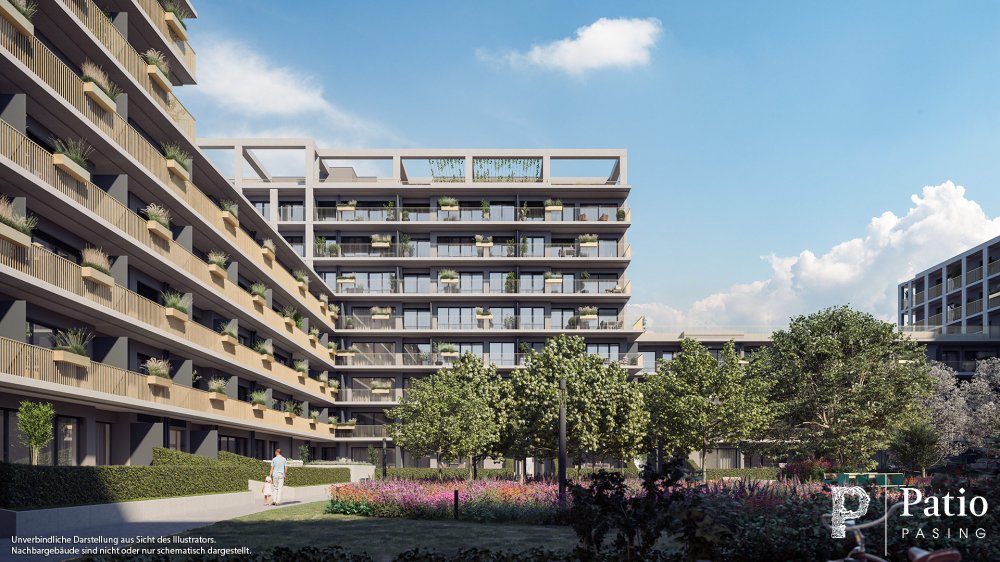 Bild Neubauprojekt Patio Pasing, München