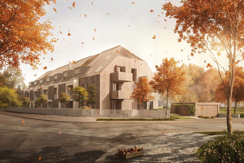 Image new build project DAS KLEINOD, Munich-Riem