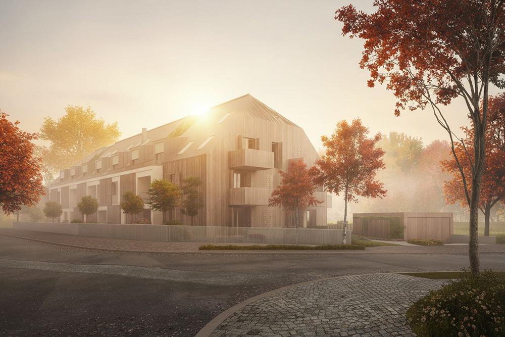 Image new build project DAS KLEINOD, Munich-Riem