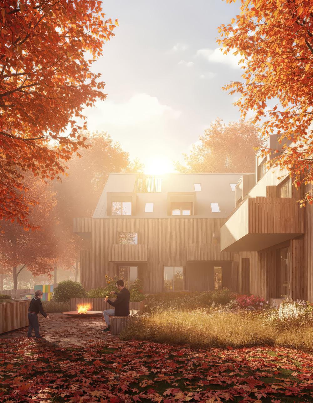 Image new build project DAS KLEINOD, Munich-Riem