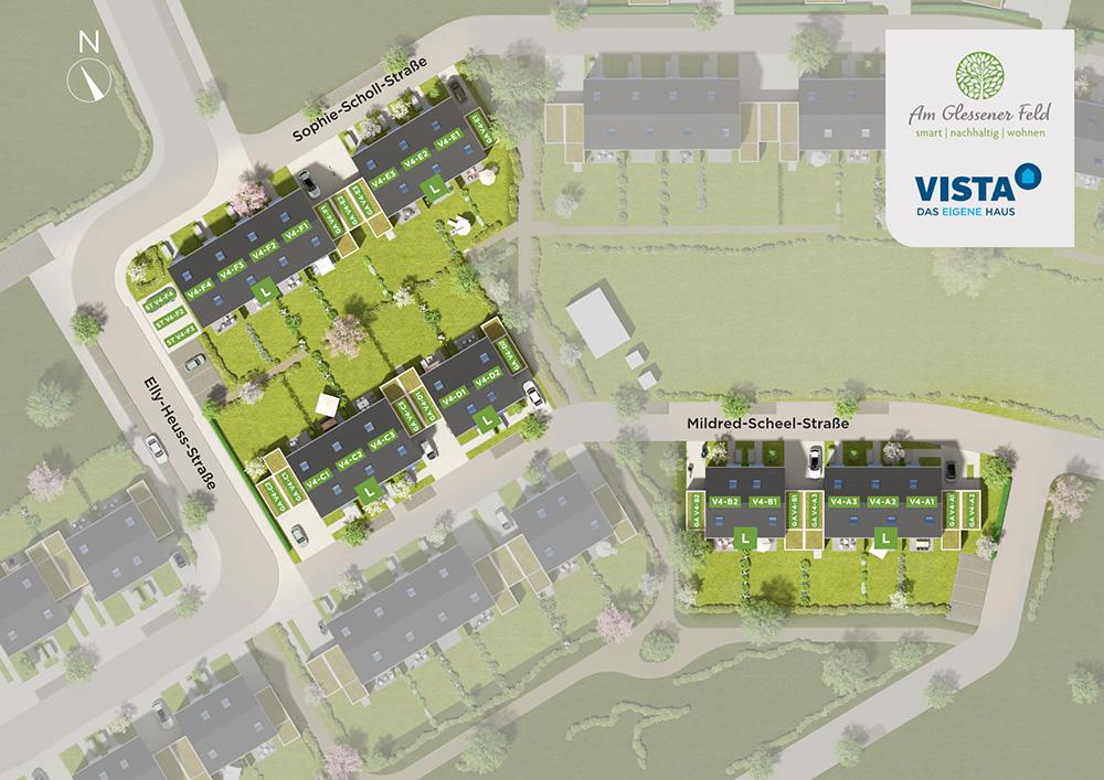 Bild Neubauprojekt Am Glessener Feld - VISTA Häuser, Bergheim