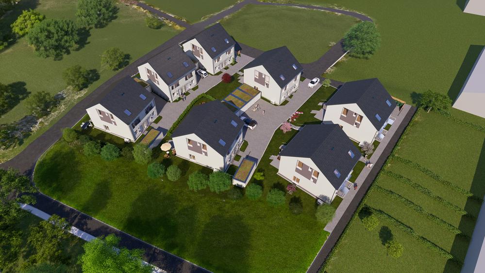 Bild Neubau Häuser Haselnussweg Wülfrath