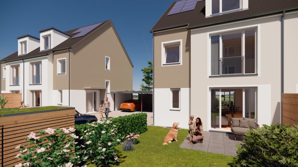 Bild Neubau Häuser Neubaugebiet Käte-Reichert-Straße Nürnberg