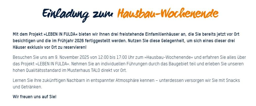 Logo new building project life in Fulda Haimbach