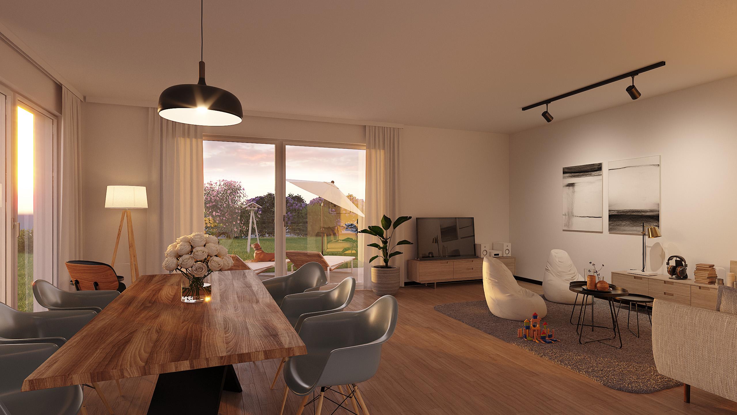 Bild Neubau Häuser Bauerbahn Neuss