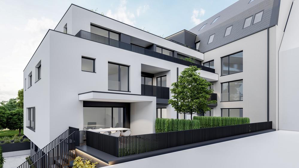 Bild Neubau Eigentumswohnungen Schnieglinger Straße Nürnberg: Bild eines Mehrfamilienhauses
