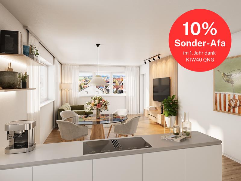 Bild Neubauprojekt Fichtenweg Mietingen: Bild eines Wohnzimmers