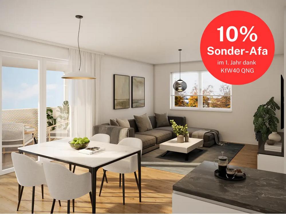 Bild Neubauprojekt Fichtenweg Mietingen: Bild einer offenene Küche