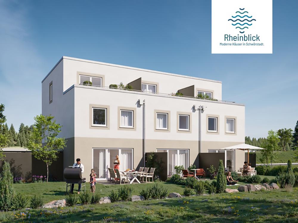 Image new-build project Rheinblick Schwörstadt Image new-build project Rheinblick Schwörstadt: site plan of the development