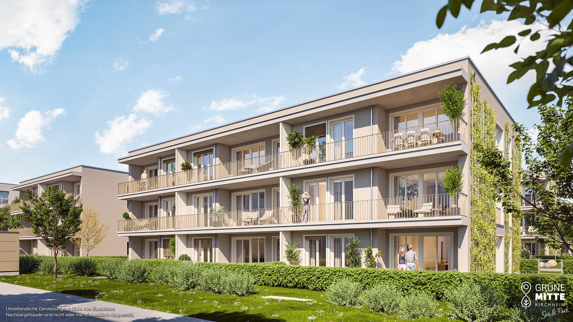GRÜNE MITTE KIRCHHEIM – See & Park - Kirchheim bei Munich