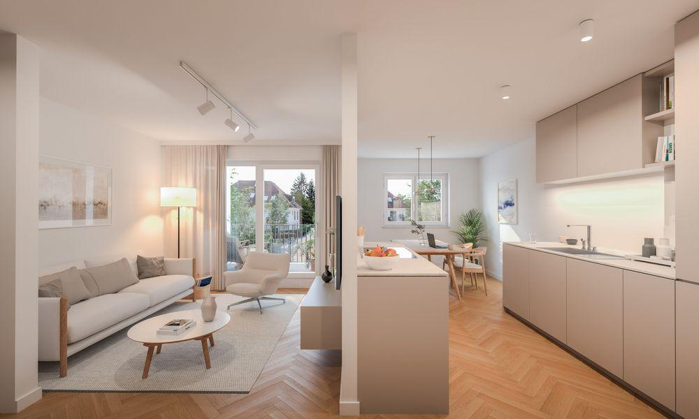 Bild Neubauprojekt WÜRMTALGÄRTEN München 