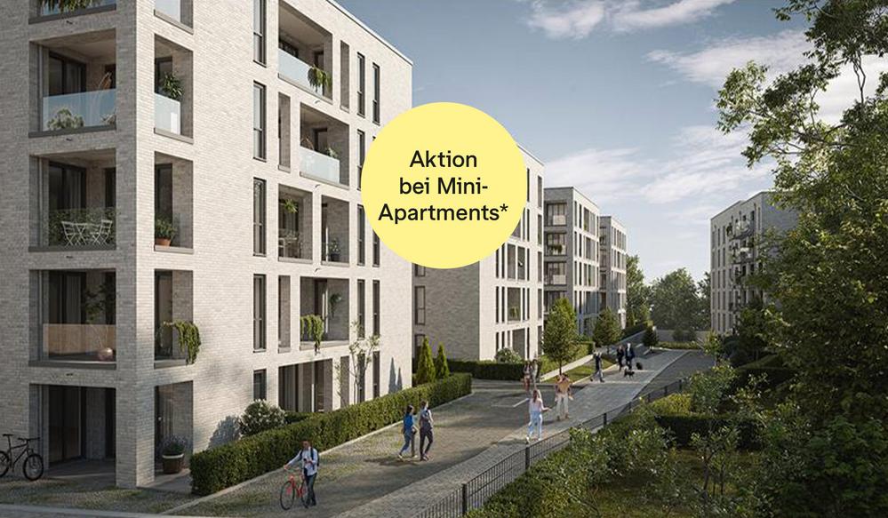 Bild Neubau Eigentumswohnungen Rütscherhof, Aachen: Bild einer Mehrfamilienhaus-Anlage