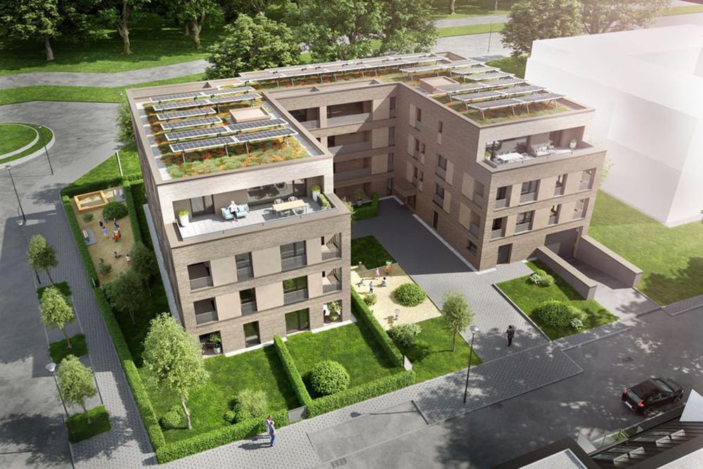 Bild Neubau Eigentumswohnungen Hermelinweg 61, Bad Nauheim: Visualisierung eines Mehrfamilienhauses