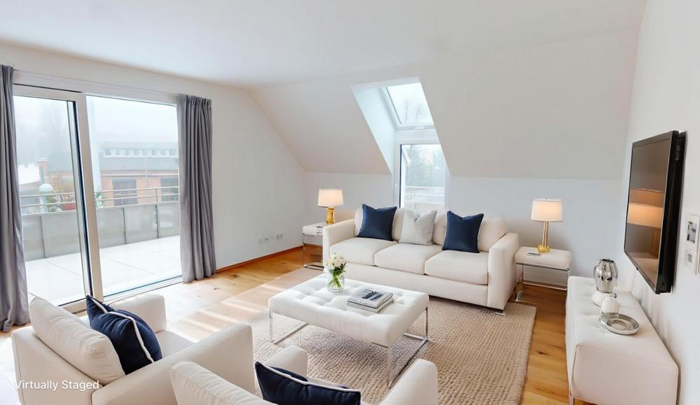 Bild Neubau Eigentumswohnungen Quarzweg Wien: Bild eines hellen Wohnzimmers