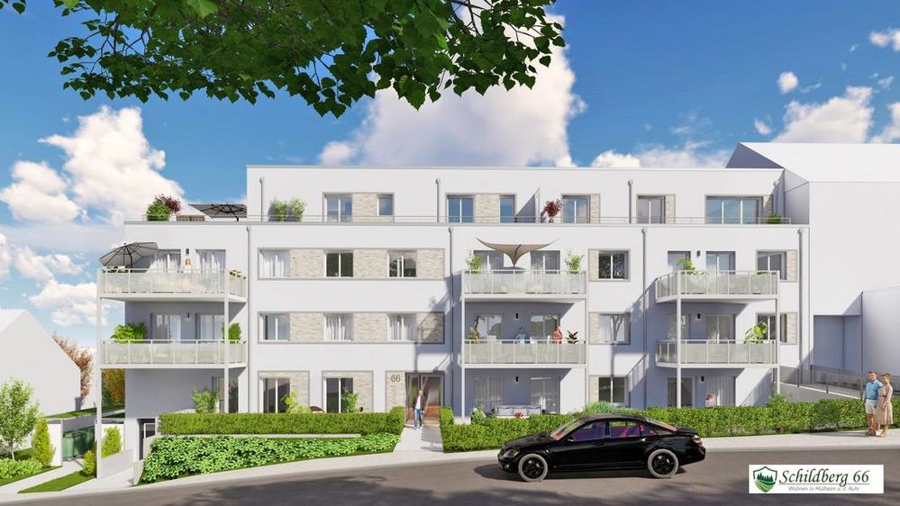 Bild Neubau Schildberg Mülheim an der Ruhr Bild Neubau Schildberg Mülheim an der Ruhr: Bild eines Mehrfamilienhauses