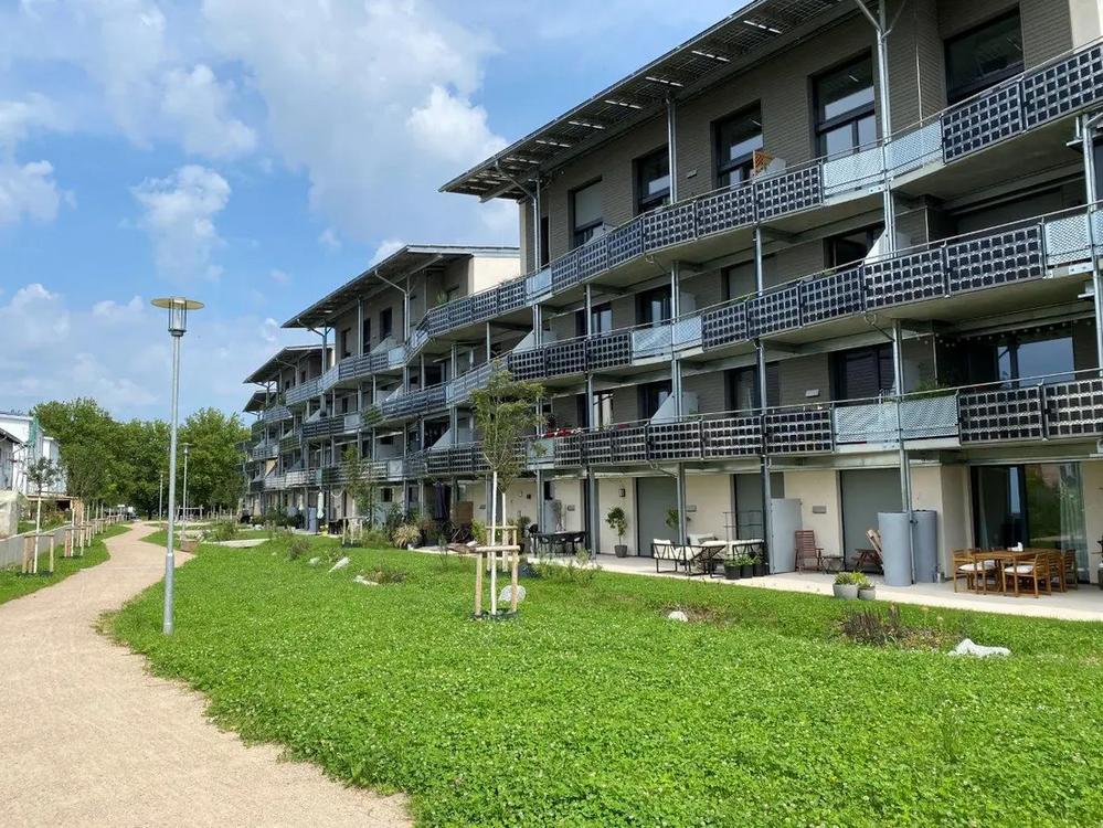 Bild Neubau Eigentumswohnungen Brandhof Schallstadt Bild Neubau Eigentumswohnungen Brandhof Schallstadt: Ansicht eines Mehrfamilienhauses
