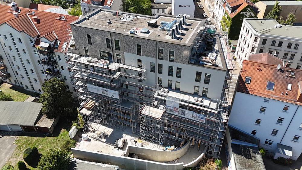 Bild Neubauprojekt Dieskaustraße 49, Leipzig: Visualisierung eines Mehrfamilienhauses