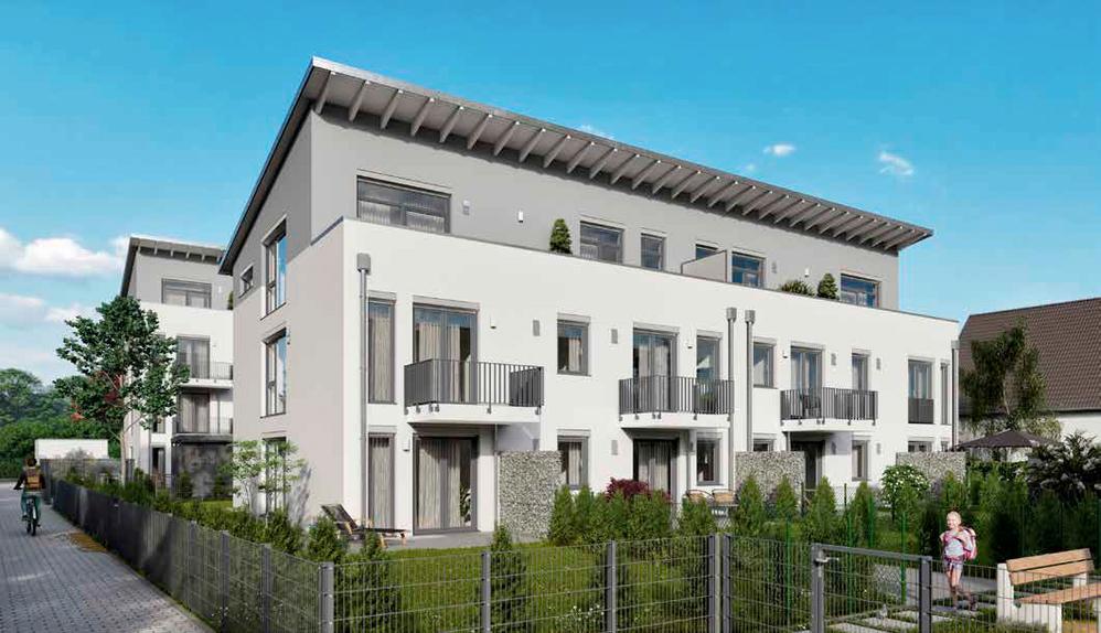 Bild Neubau Eigentumswohnungen Obere Bahnhofstraße Germering: Visualisierung eines Mehrfamilienhauses