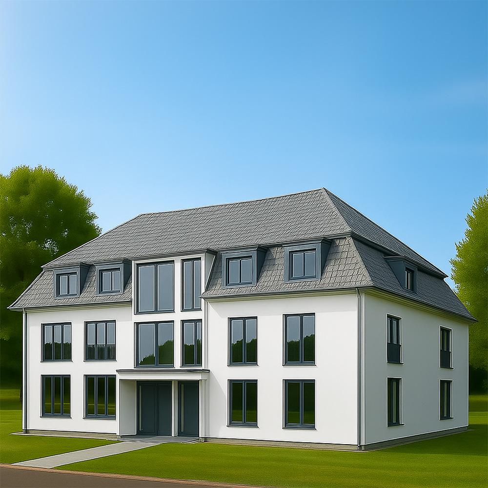 Bild Neubauprojekt Lierbacher Oase, Berlin: Visualisierung eines Mehrfamilienhauses