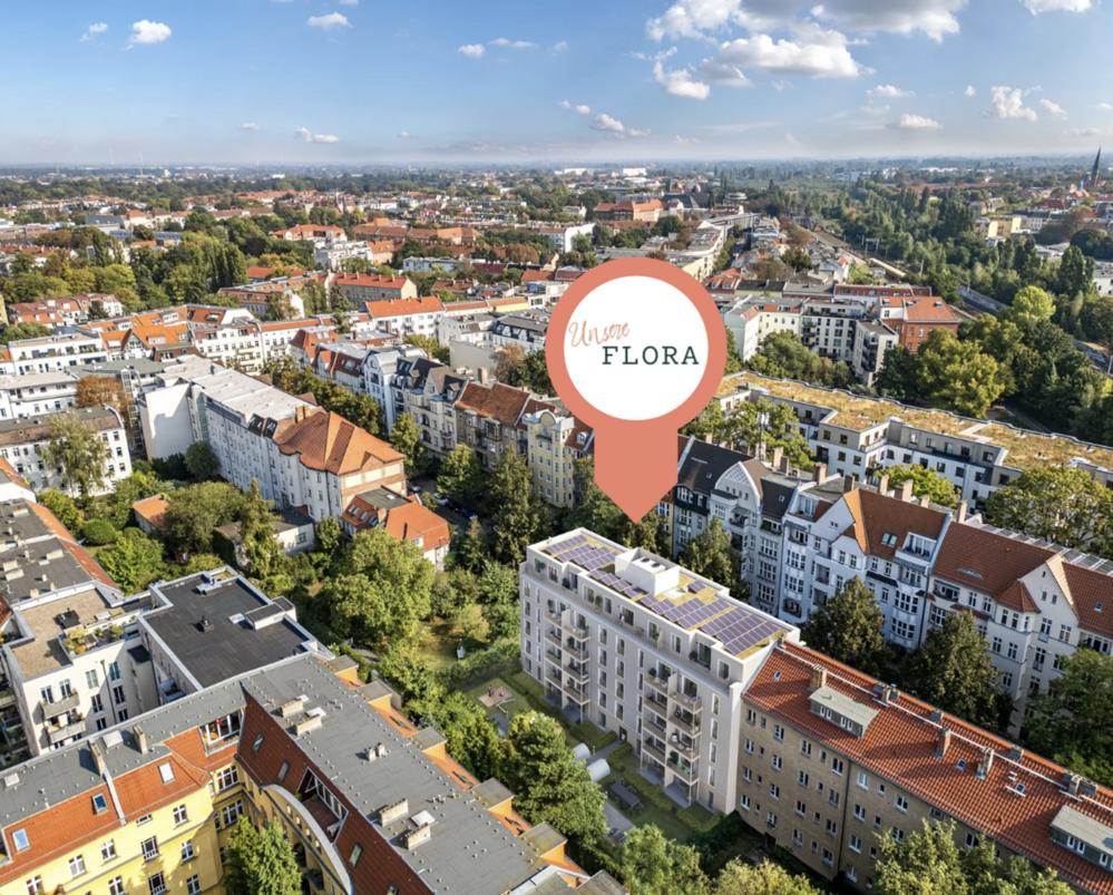 Bild Neubauprojekt Unsere Flora, Berlin Bild Neubauprojekt Unsere Flora, Berlin: Visualisierung eines Mehrfamilienhauses