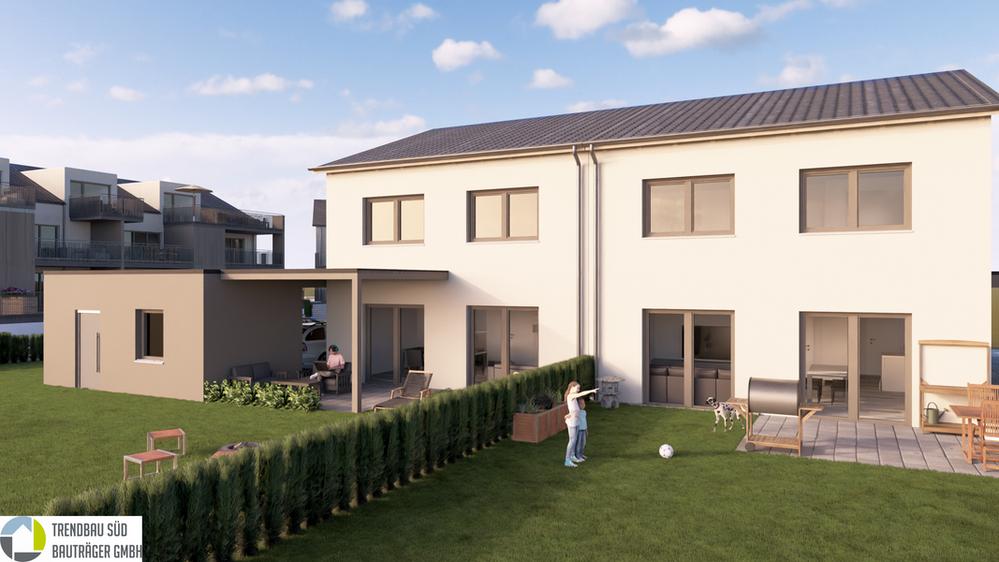 Bild Neubau Eigentumswohnungen Färberbrühl Mietingen: Visualisierung von Merhfamilienhäusern