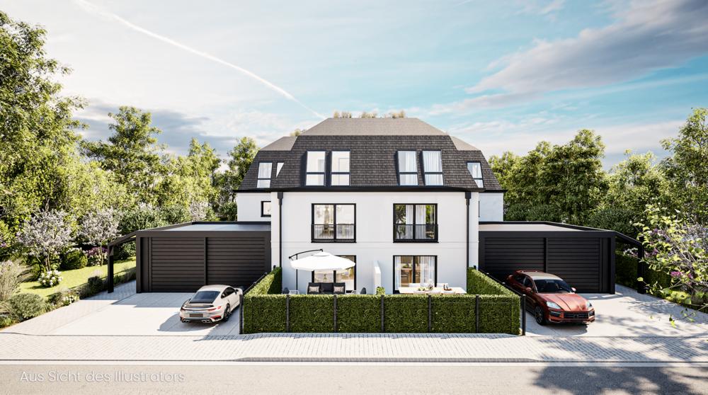 Bild Neubau Häuser Pelargonienweg München: Visualisierung eines Stadhauses