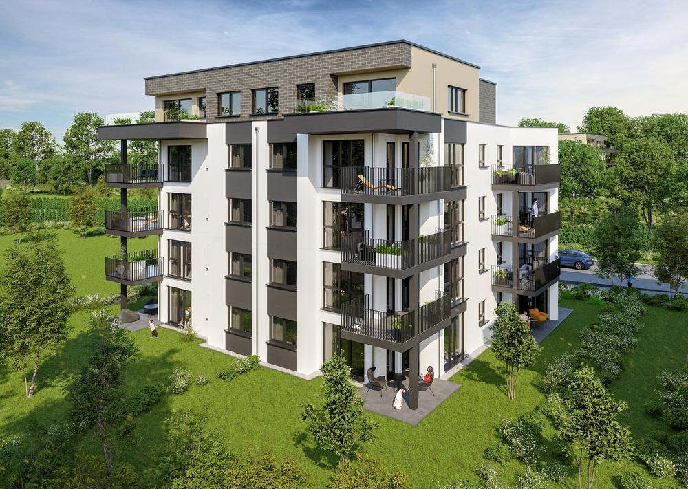 Bild Neubau Eigentumswohnungen Fritz-Reuter-Straße Friedberg Bild Neubau Eigentumswohnungen Fritz-Reuter-Straße Friedberg: Bild eines Mehrfamilienhauses
