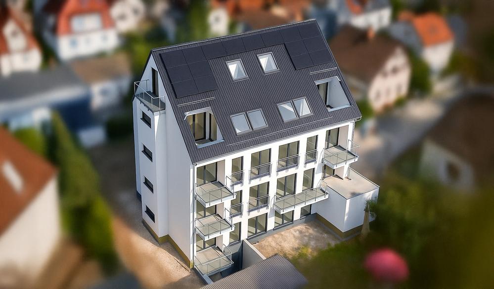 Bild Neubau Eigentumswohnungen Burgenlandstraße Stuttgart: Visualisierung eines Mehrfamilienhauses